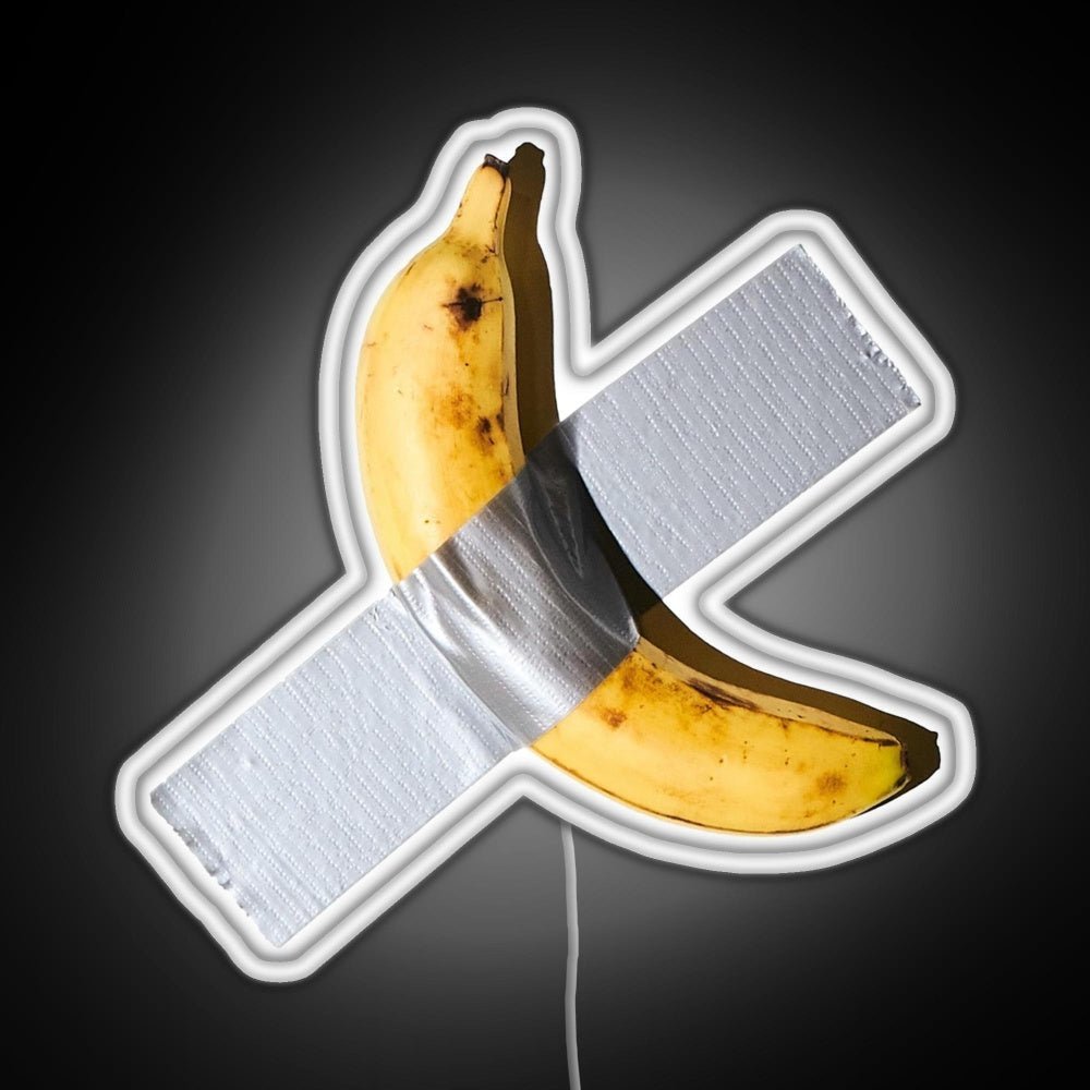 Best Quality Banana Duct Tape Art 120k Rgb Led Neon Sign Pop Wall Art - Shineneon