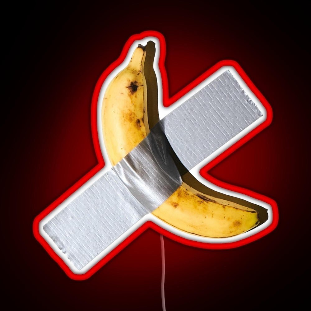 Best Quality Banana Duct Tape Art 120k Rgb Led Neon Sign Pop Wall Art - Shineneon