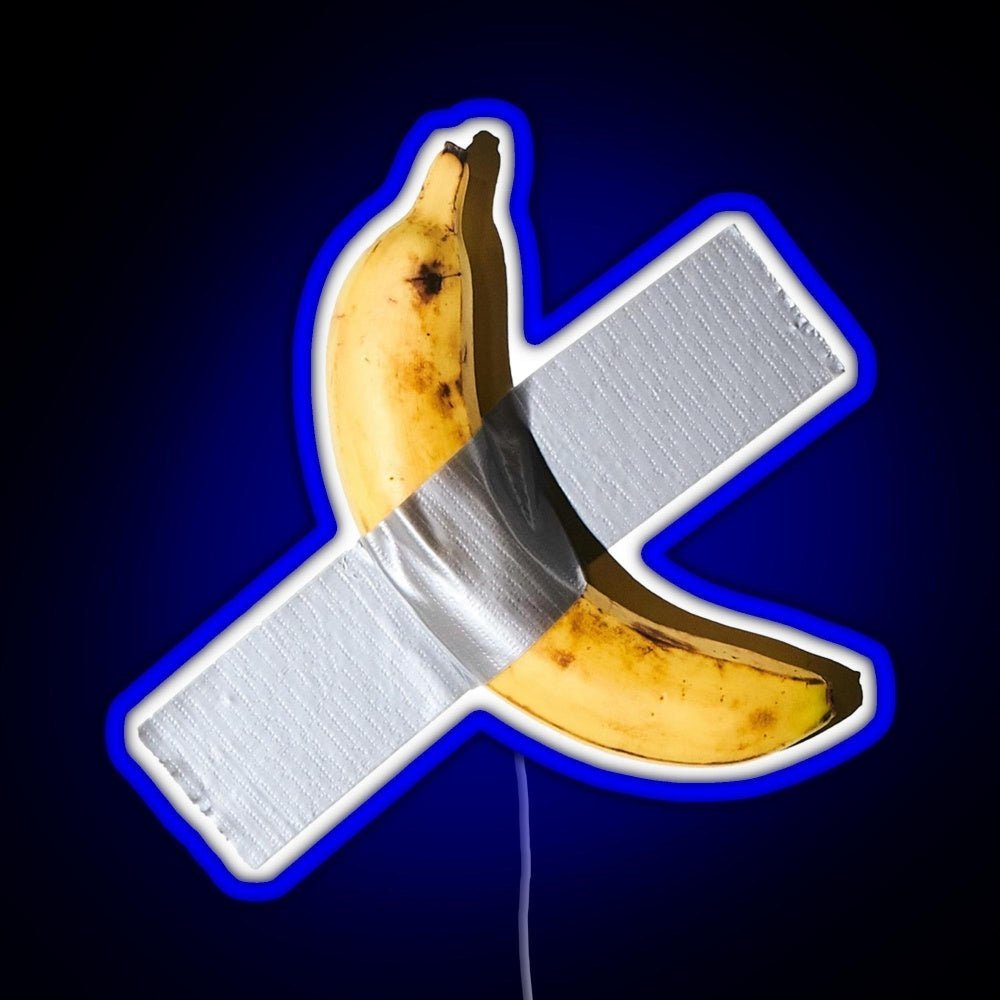 Best Quality Banana Duct Tape Art 120k Rgb Led Neon Sign Pop Wall Art - Shineneon