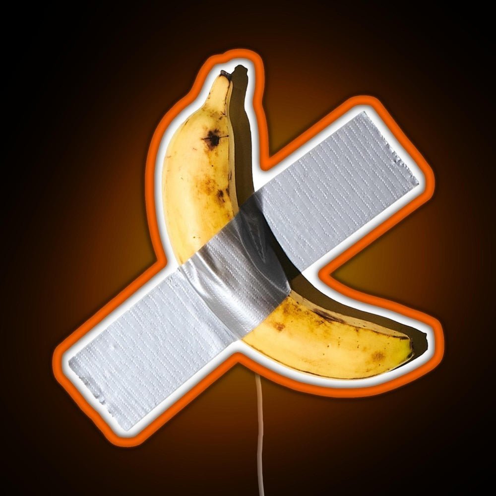 Best Quality Banana Duct Tape Art 120k Rgb Led Neon Sign Pop Wall Art - Shineneon