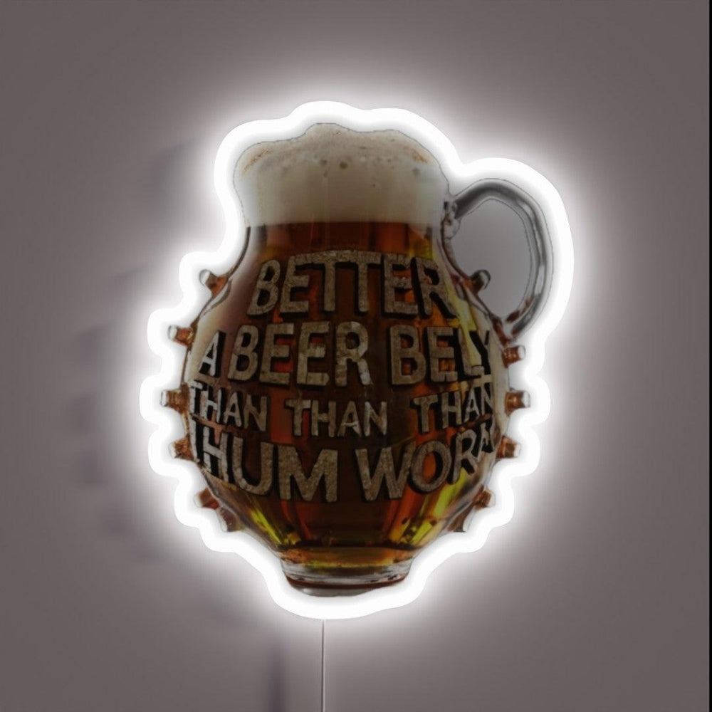 Better Beer Rgb Led Neon Sign - Custom LED neon sign front view