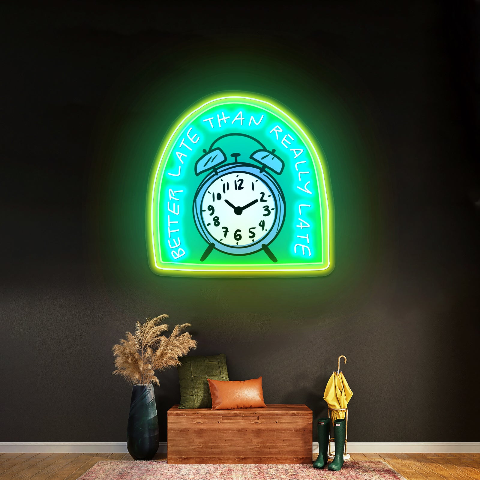 Beware The Wolfman Vintage Universal Monsters Artwork Led Neon Sign - LED neon sign view 13