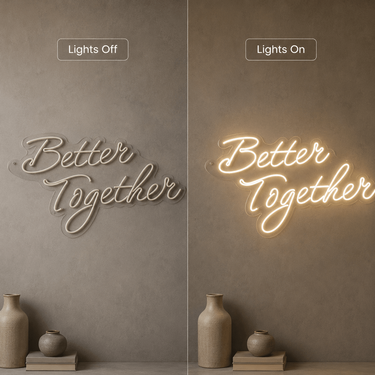 Better Together Classic Wall Light LED Neon Sign - Shineneon