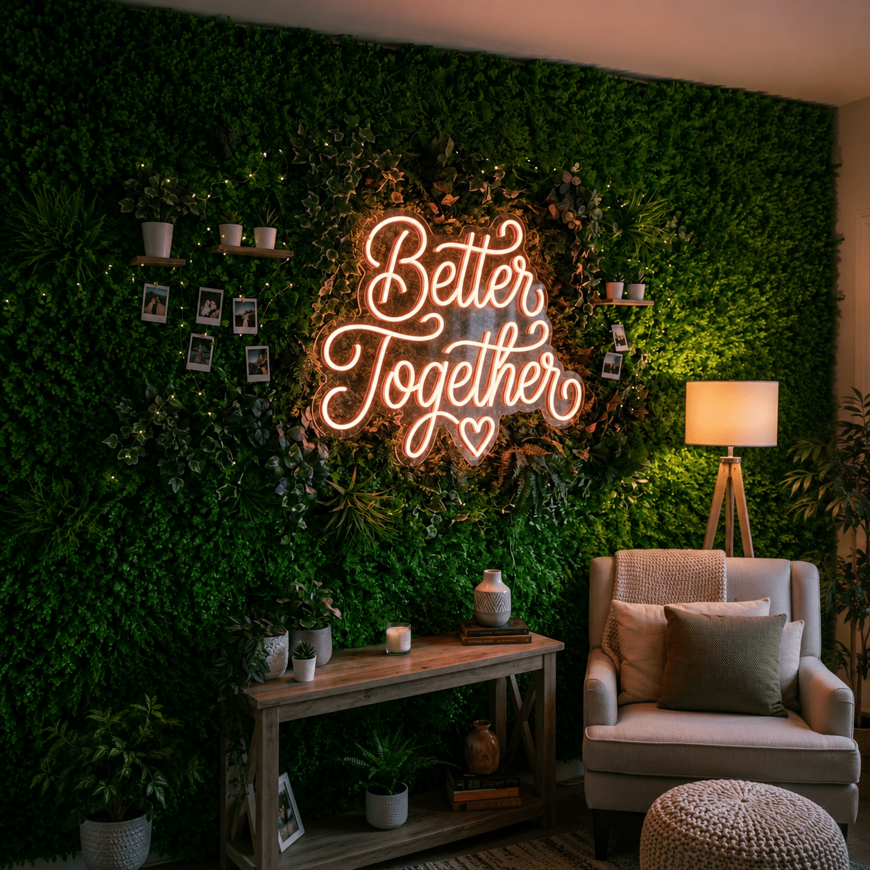 Better Together Cursive LED Neon Sign Wall Neon Sign - Shineneon