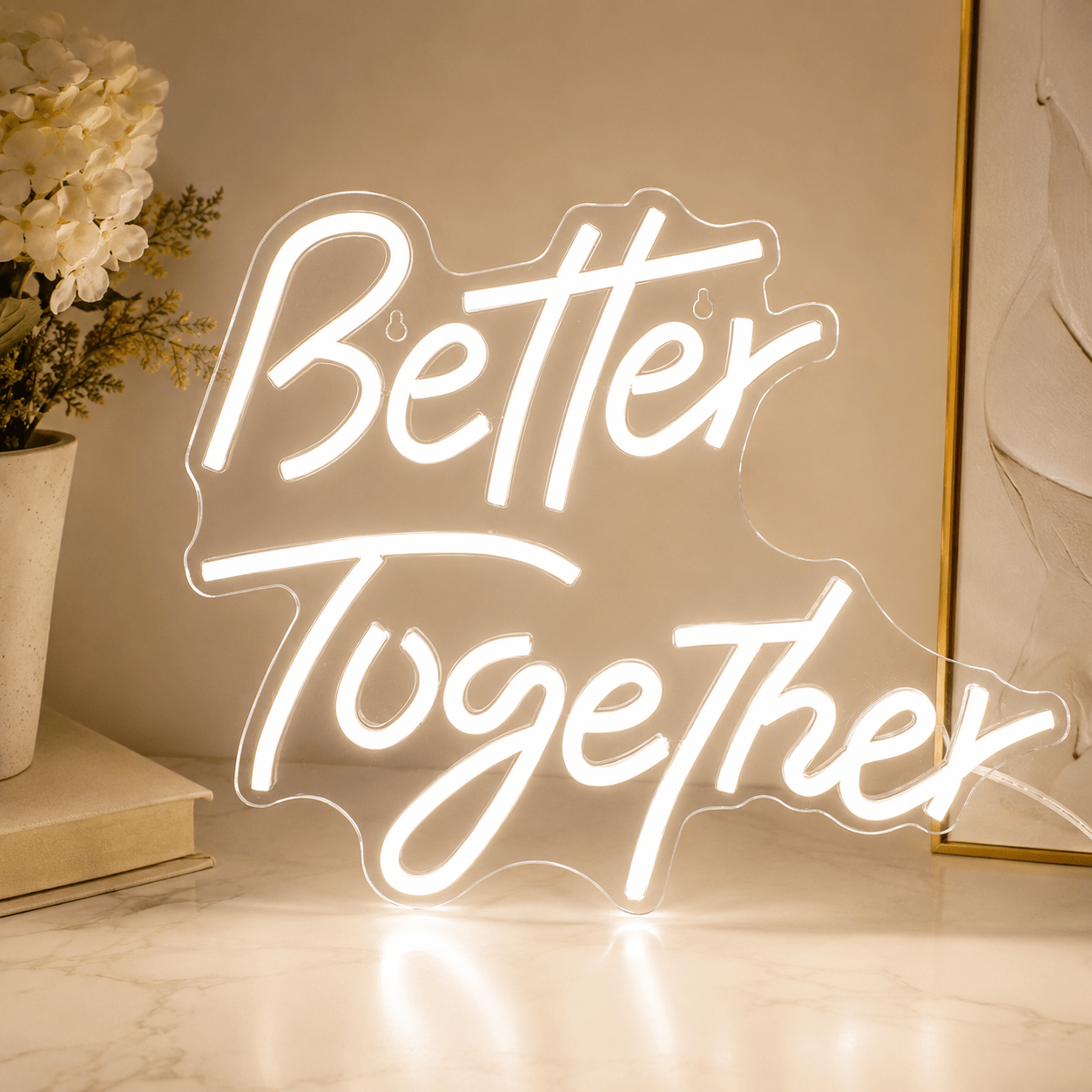 Better Together Decor Light LED Neon Sign Wall Neon Sign - Shineneon
