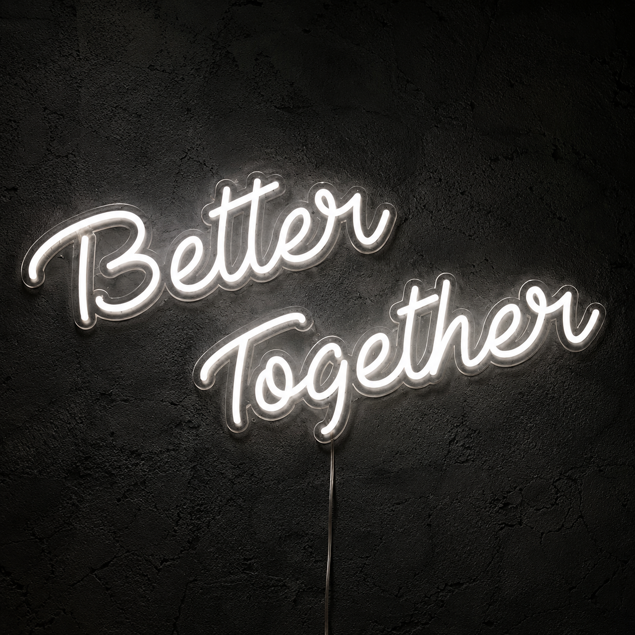 Better Together Handwritten Decor Sign LED Neon Sign - 01 Original Product Image