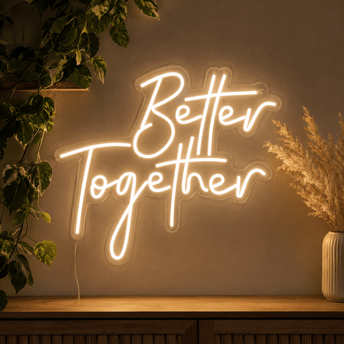 Better Together Home Wall Decor LED Neon Sign - Shineneon