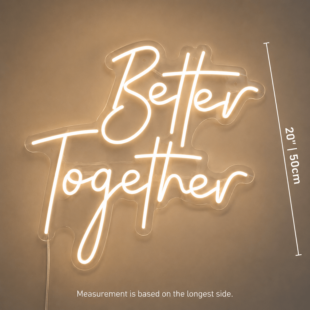 Better Together Home Wall Decor LED Neon Sign Wall Neon Sign - Shineneon