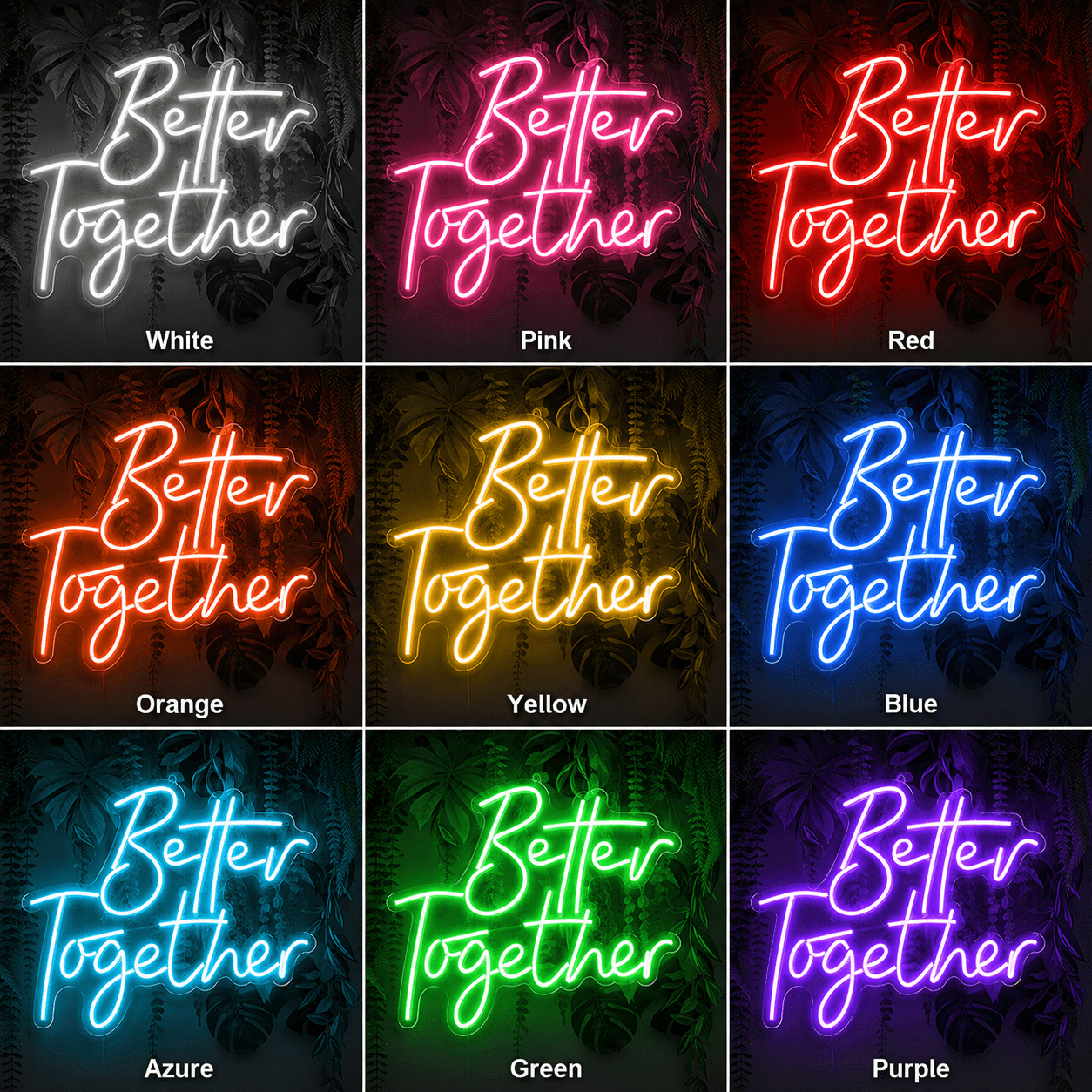 Better Together Home Wall Decor LED Neon Sign Wall Neon Sign - Shineneon