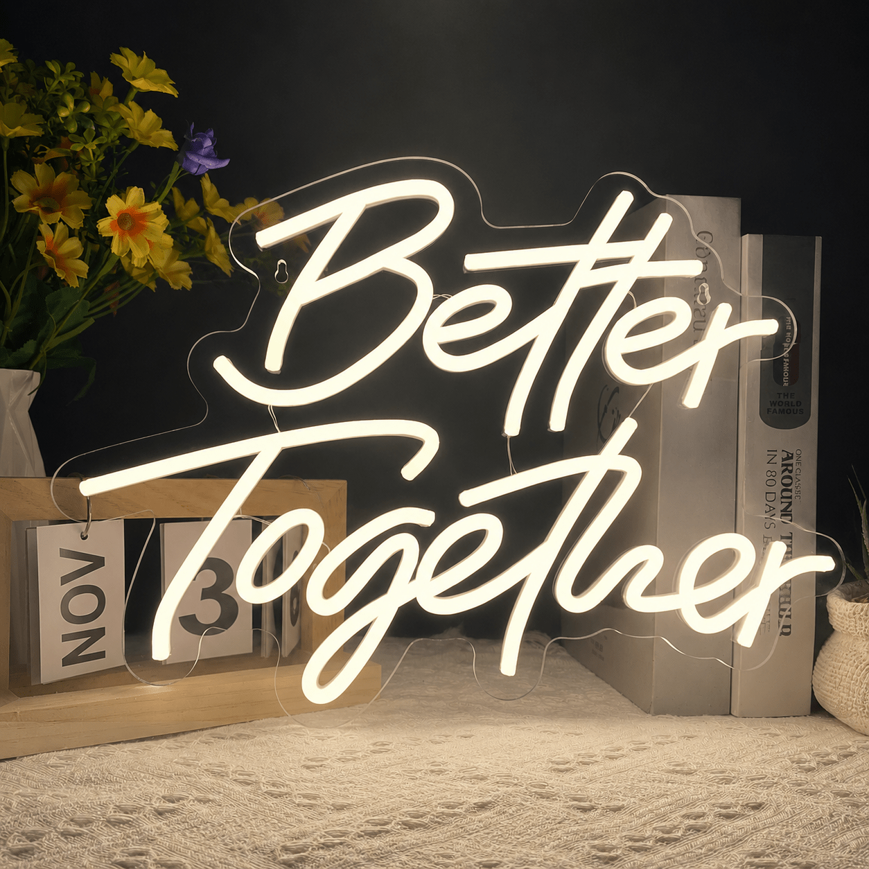 Better Together Home Wall Light LED Neon Sign Wall Neon Sign - Shineneon