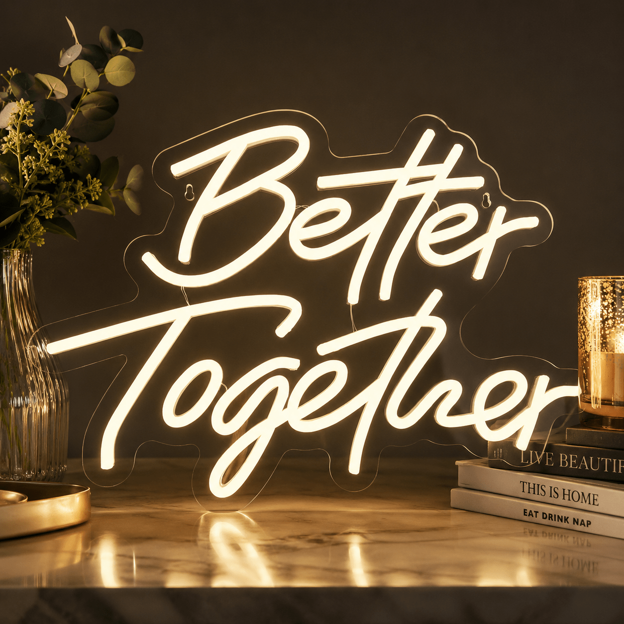 Better Together Home Wall Light LED Neon Sign Wall Neon Sign - Shineneon