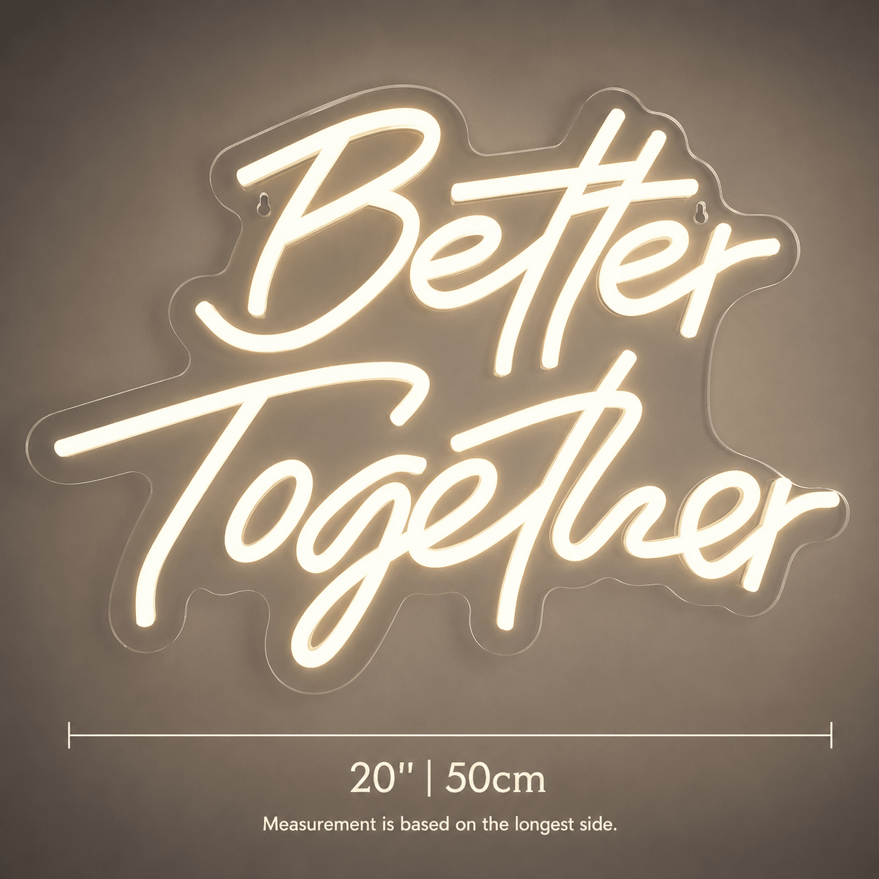 Better Together Home Wall Light LED Neon Sign Wall Neon Sign - Shineneon