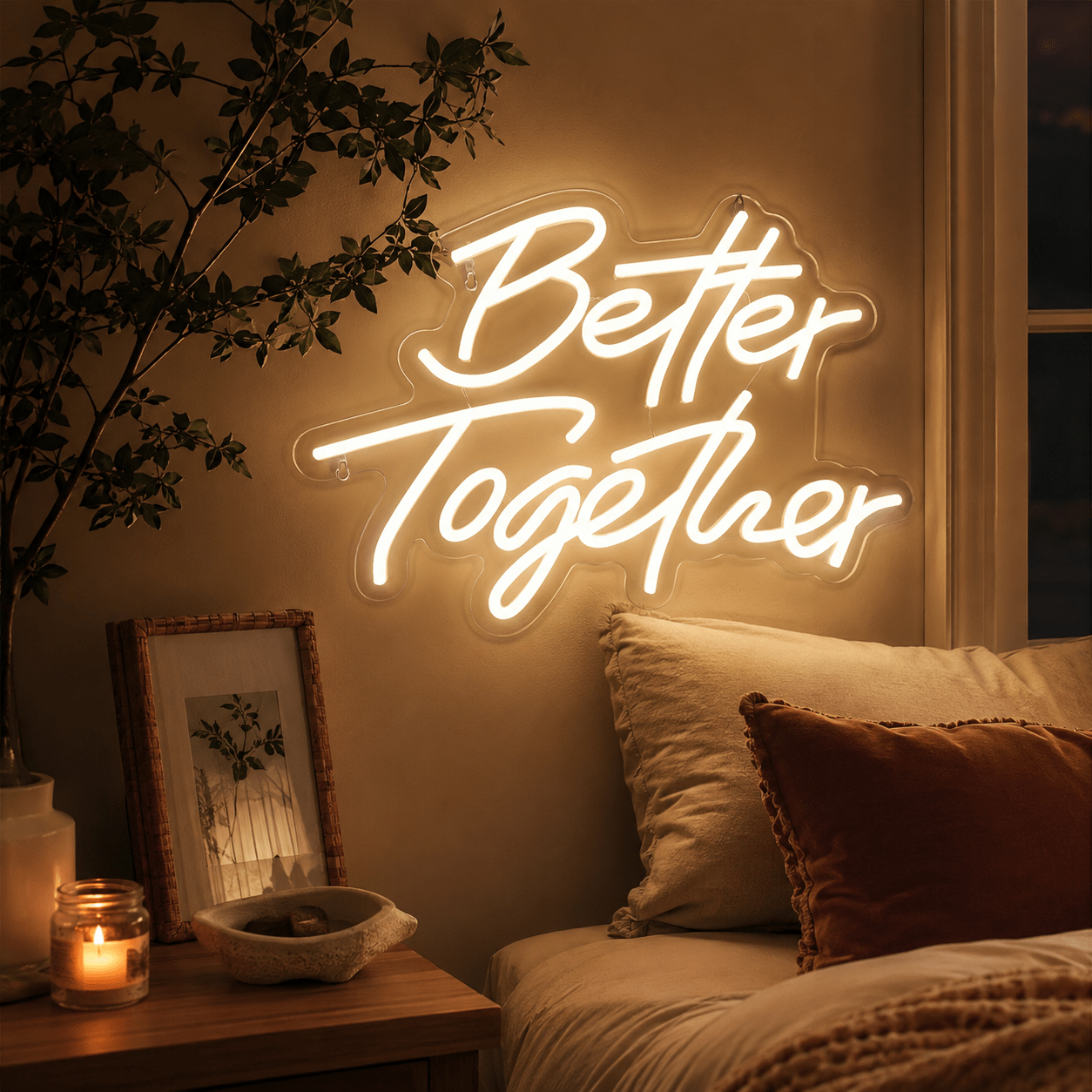 Better Together Home Wall Light LED Neon Sign Wall Neon Sign - Shineneon