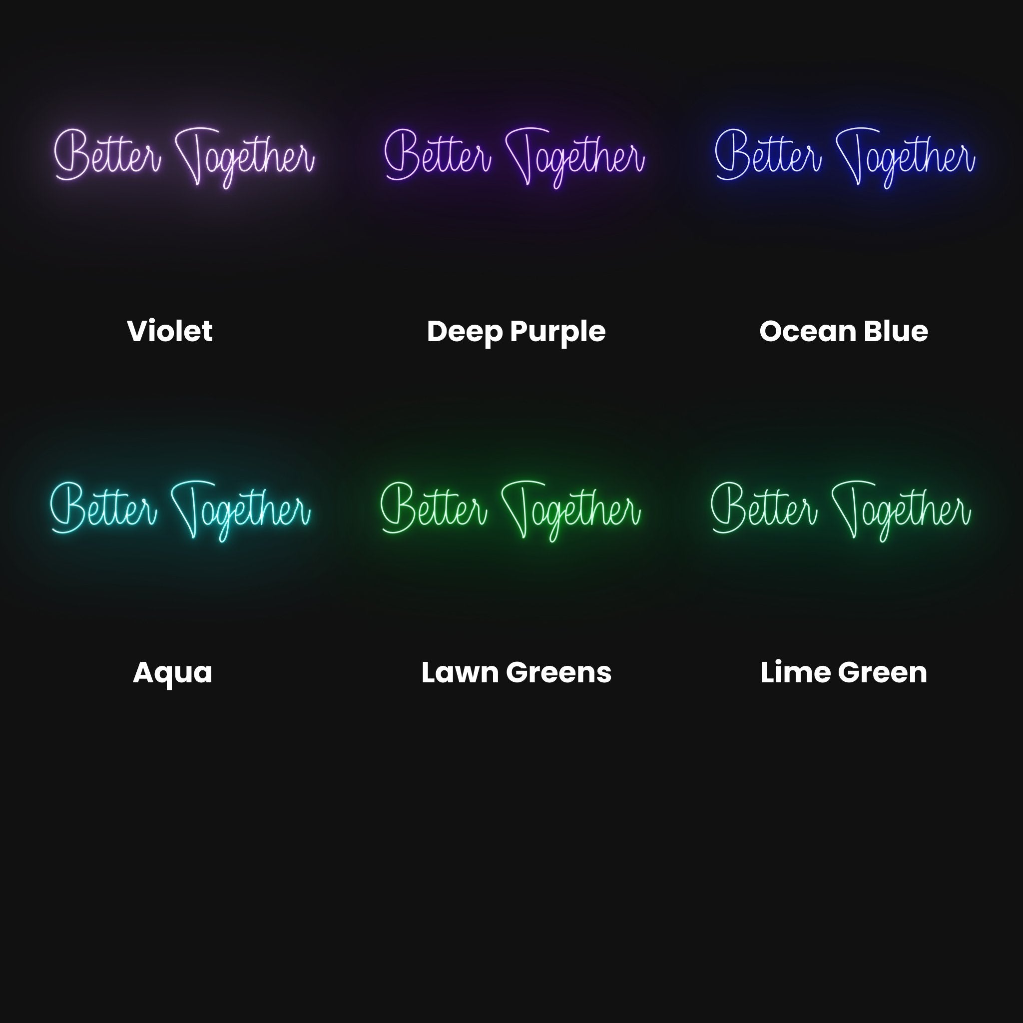 Better Together Led Neon Sign | Shineneon
