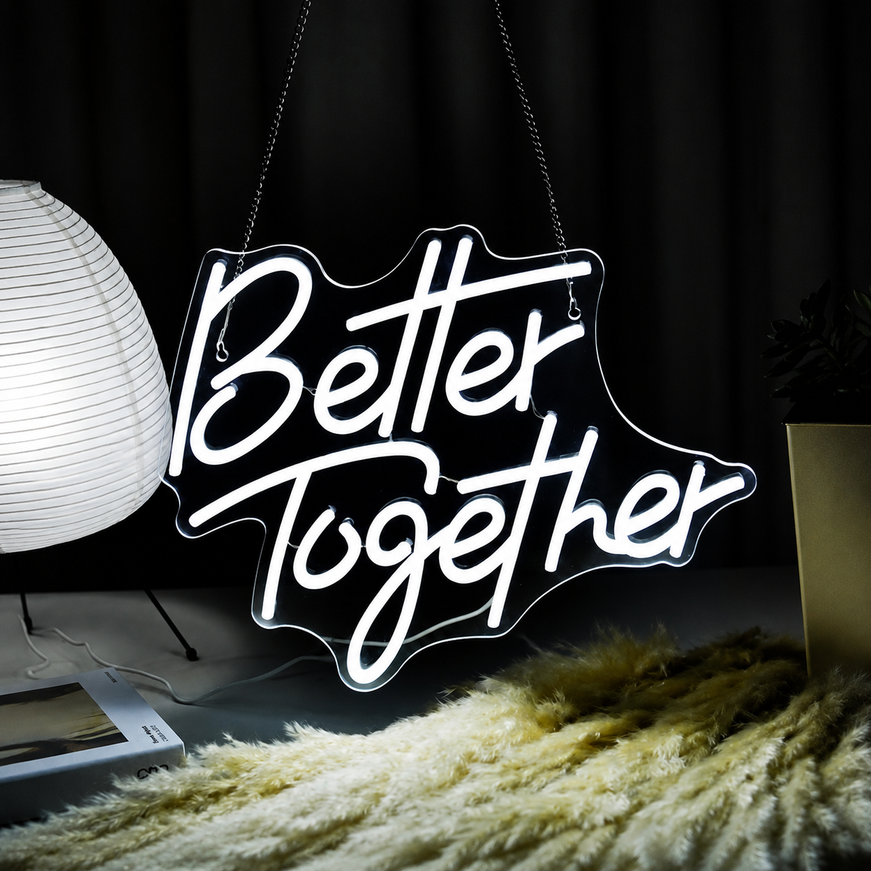 Better Together LED Neon Sign Living Room Decor - 01 Original Product Image