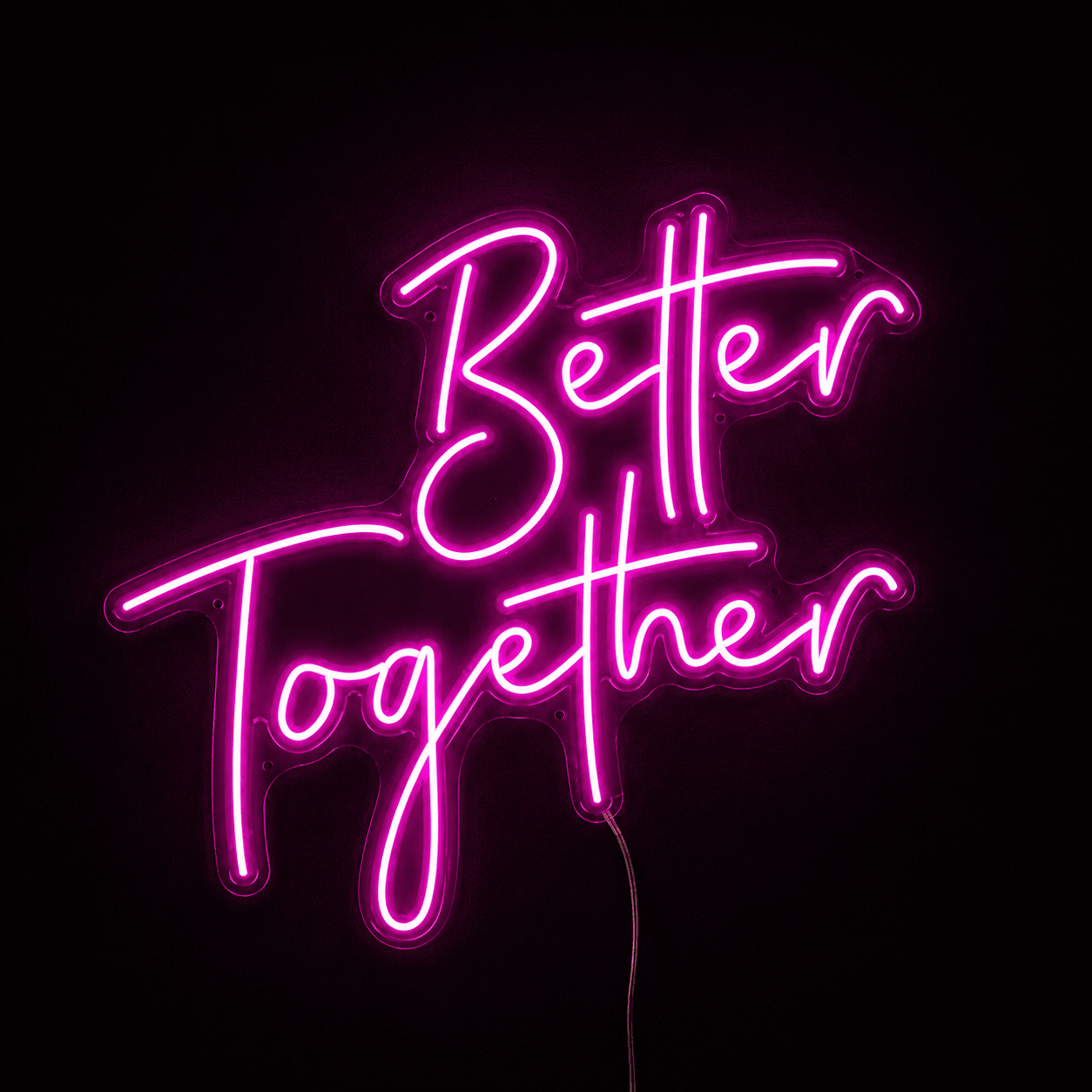 Better Together LED Neon Sign Wall Art - Shineneon