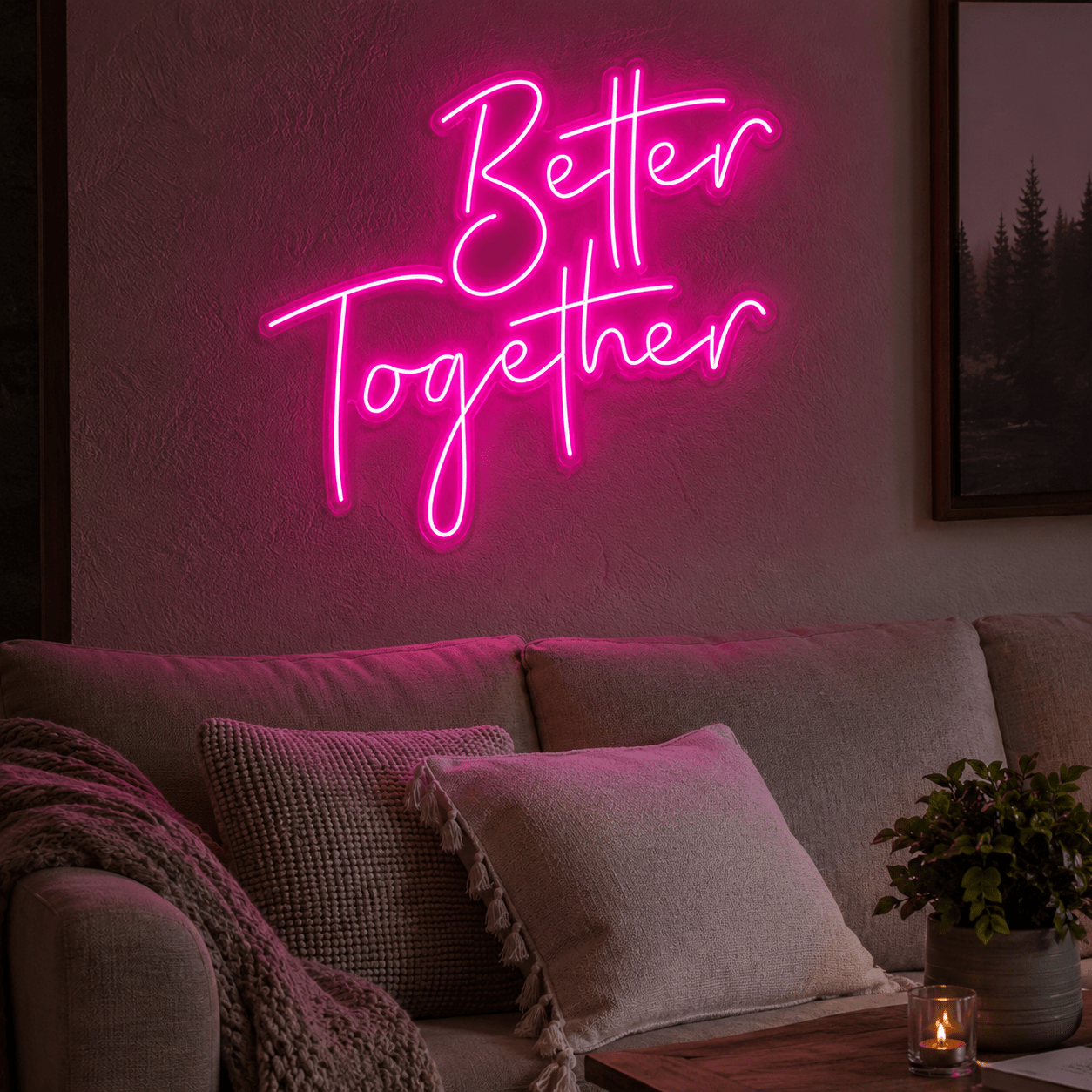 Better Together LED Neon Sign Wall Art - Shineneon