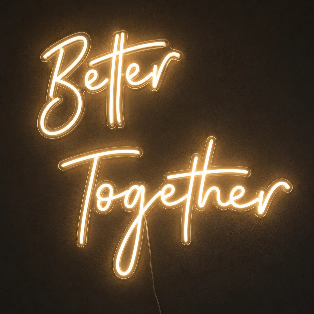 Better Together LED Neon Sign Wall Decor - 01 Original Product Image