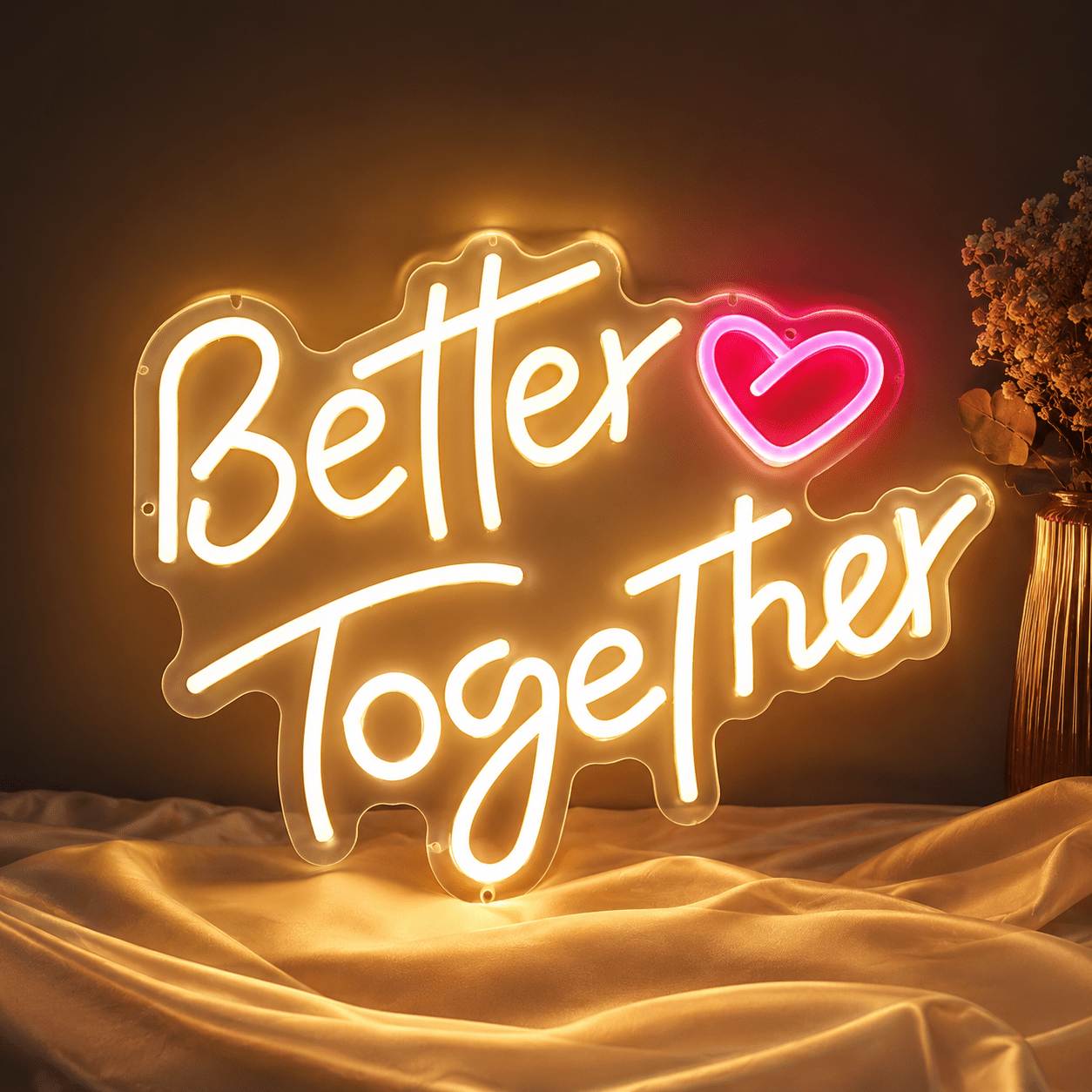 Better Together Living Room Decor LED Neon Sign Wall Neon Sign - Shineneon