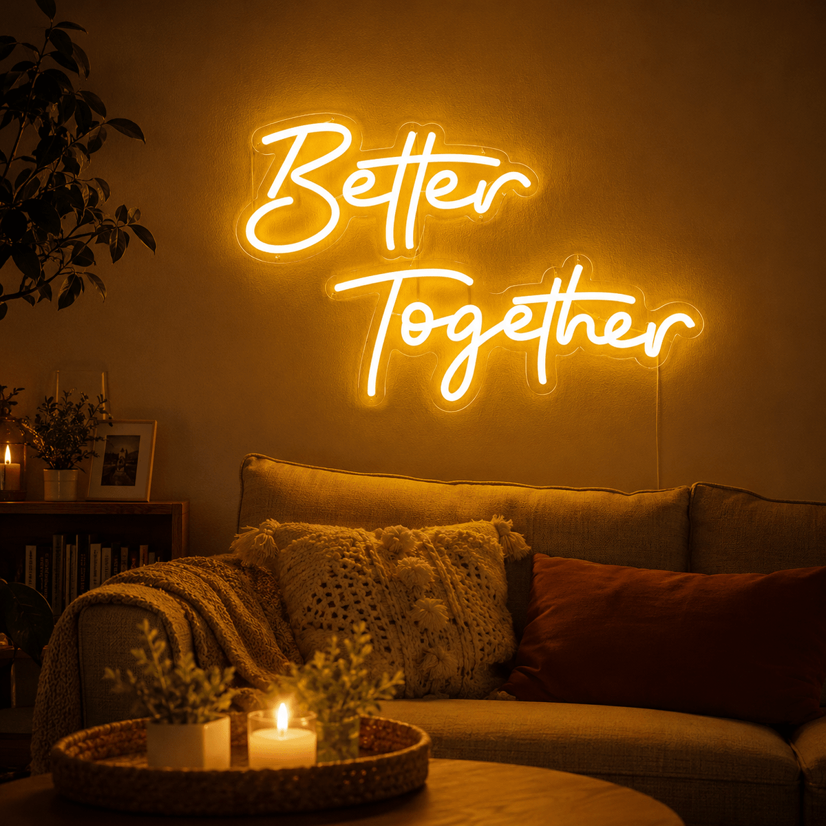 Better Together Minimal Wall Light LED Neon Sign - Shineneon