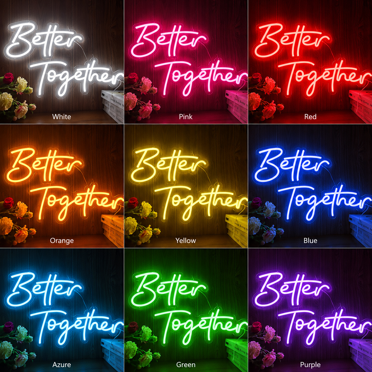 Better Together Minimal Wall Light LED Neon Sign - Shineneon