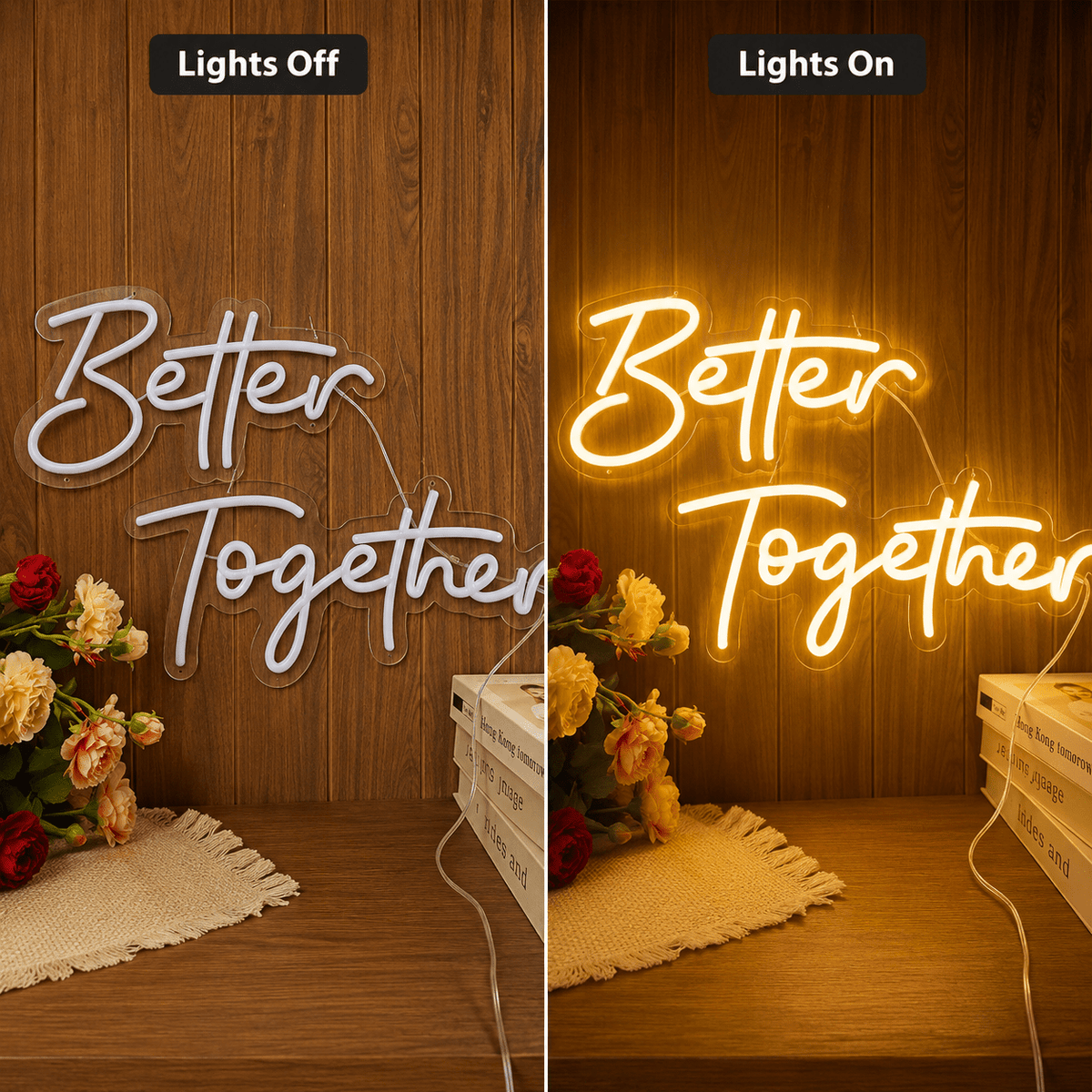 Better Together Minimal Wall Light LED Neon Sign - Shineneon