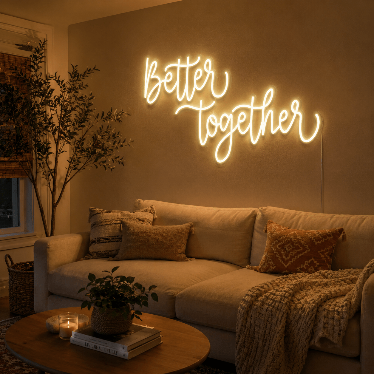 Better Together Modern Wall Light LED Neon Sign - Shineneon