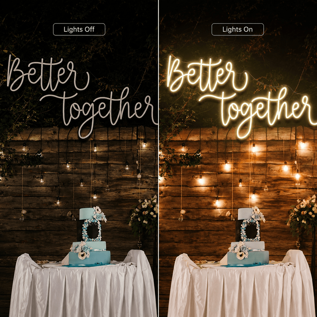 Better Together Modern Wall Light LED Neon Sign Wall Neon Sign - Shineneon