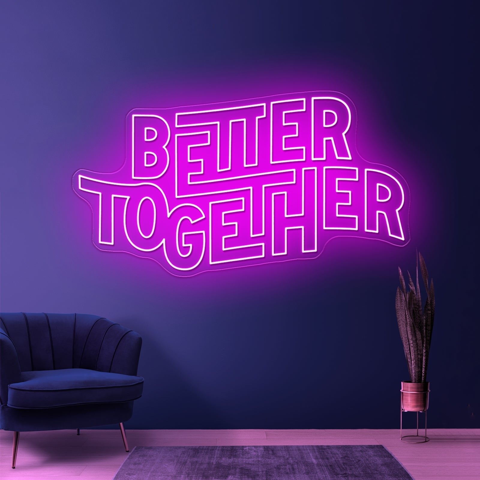 Better Together Neon Letter Signs - Shineneon