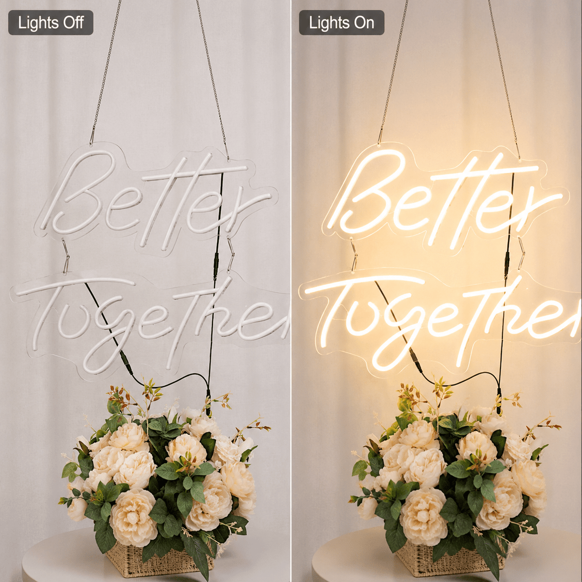 Better Together Room Decor LED Neon Sign - Shineneon
