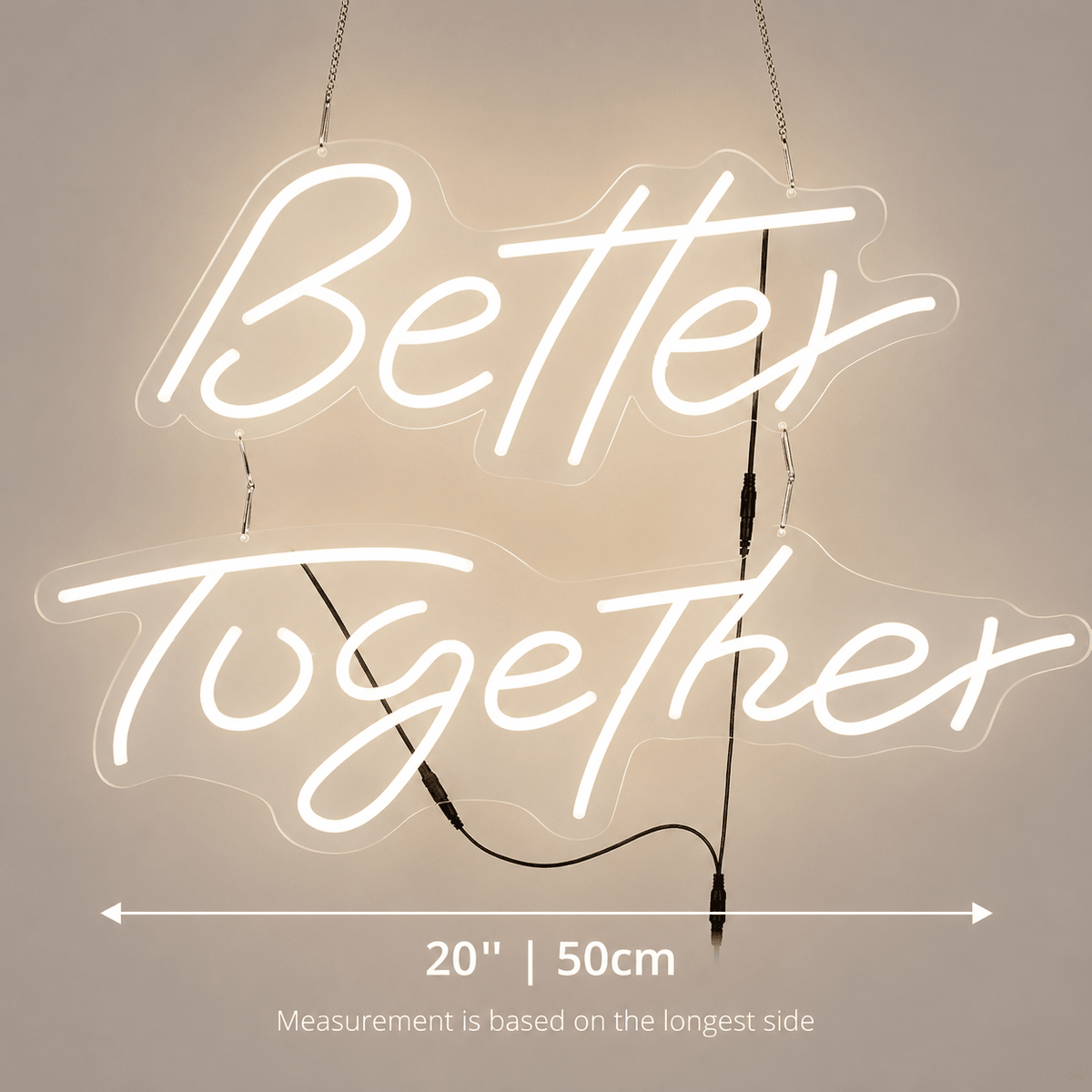 Better Together Room Decor LED Neon Sign - Shineneon