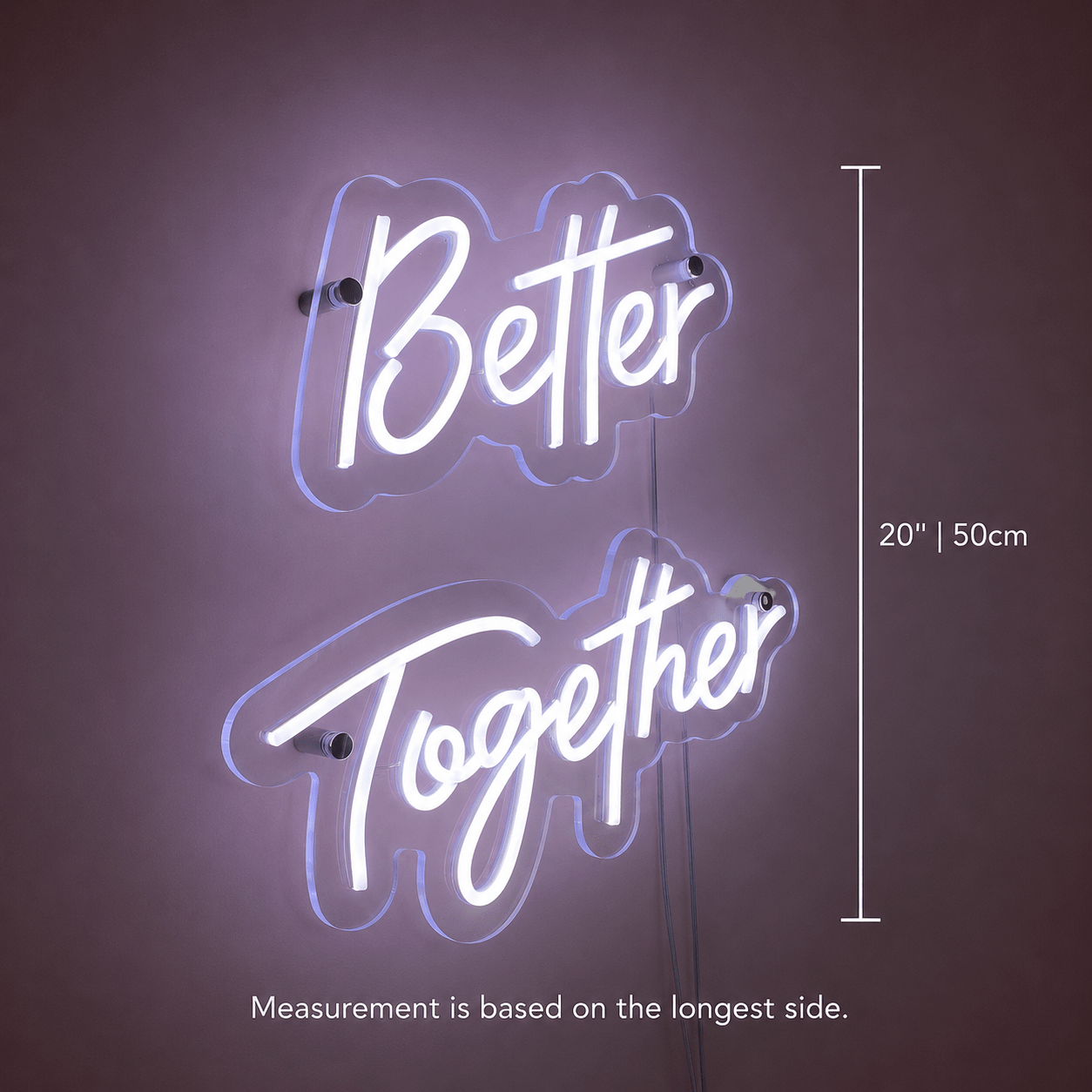 Better Together Room Wall Light LED Neon Sign - Shineneon