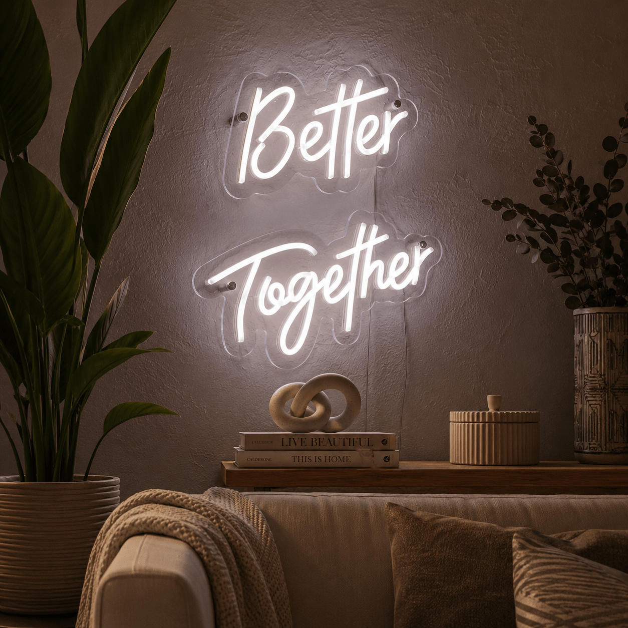 Better Together Room Wall Light LED Neon Sign - Shineneon