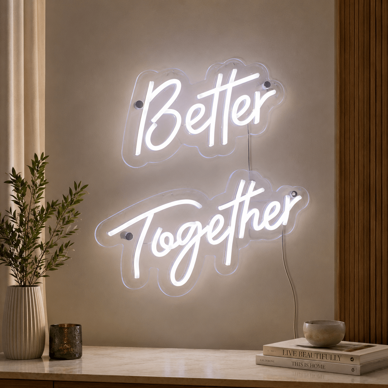 Better Together Room Wall Light LED Neon Sign Wall Neon Sign - Shineneon