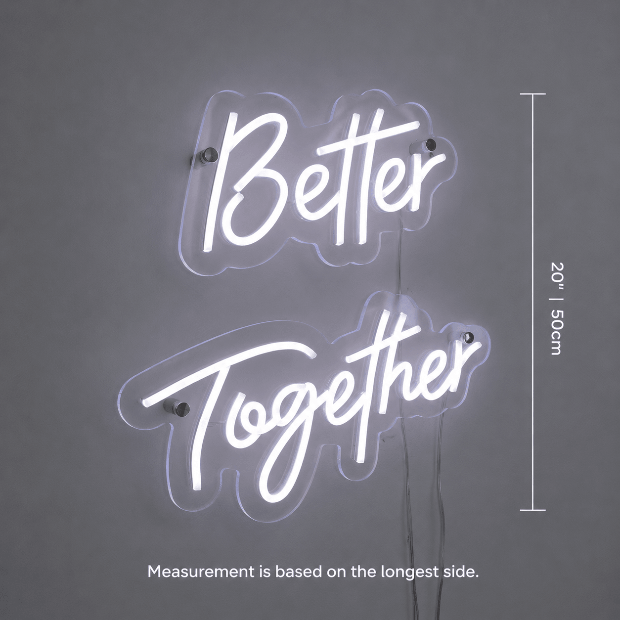 Better Together Room Wall Light LED Neon Sign Wall Neon Sign - Shineneon