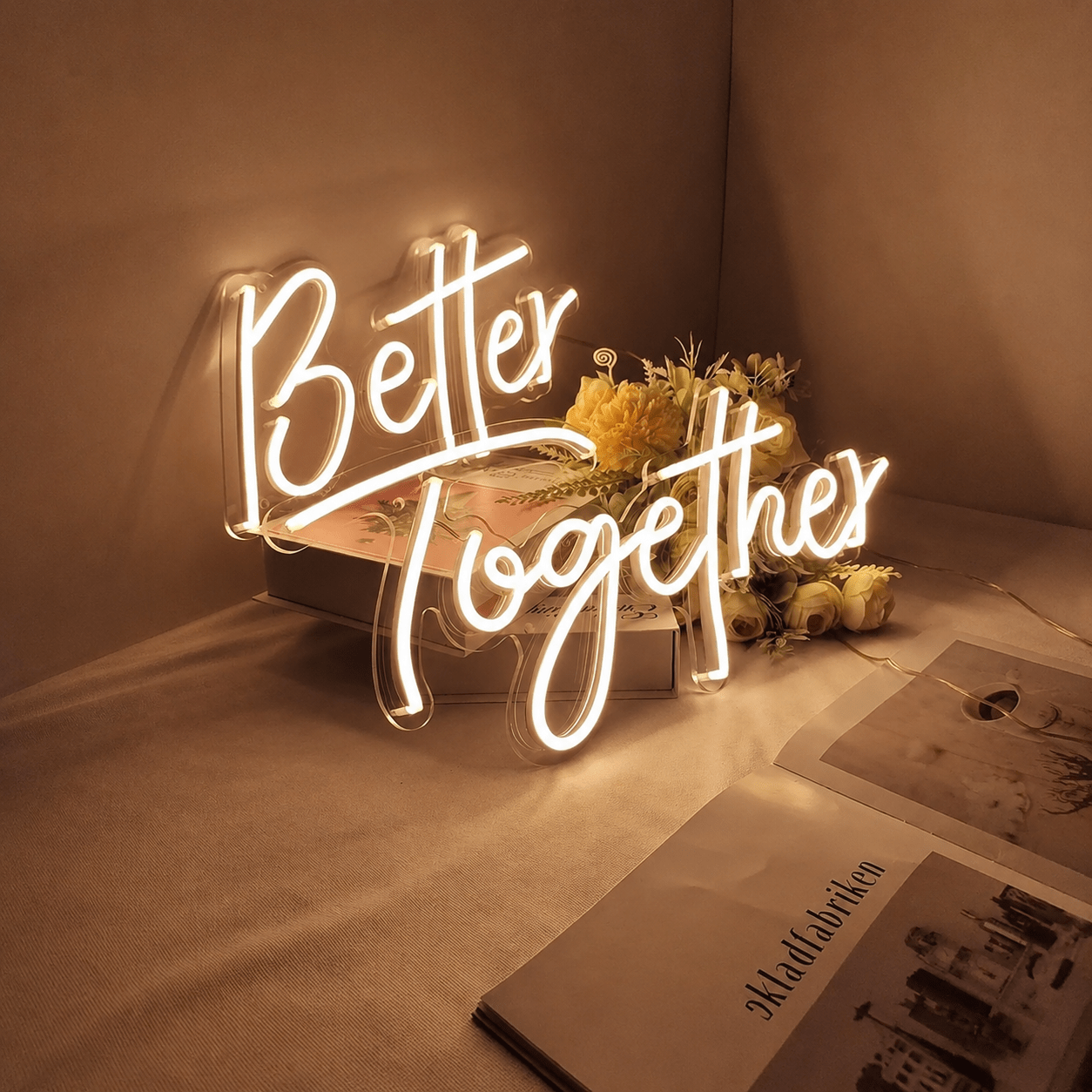 Better Together Script LED Neon Sign - Shineneon