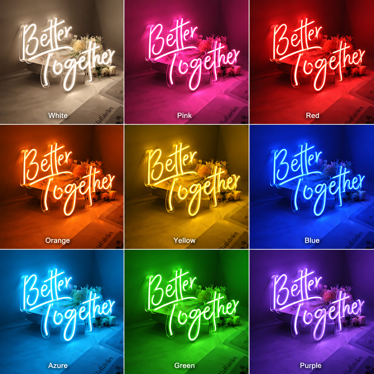 Better Together Script LED Neon Sign - Shineneon