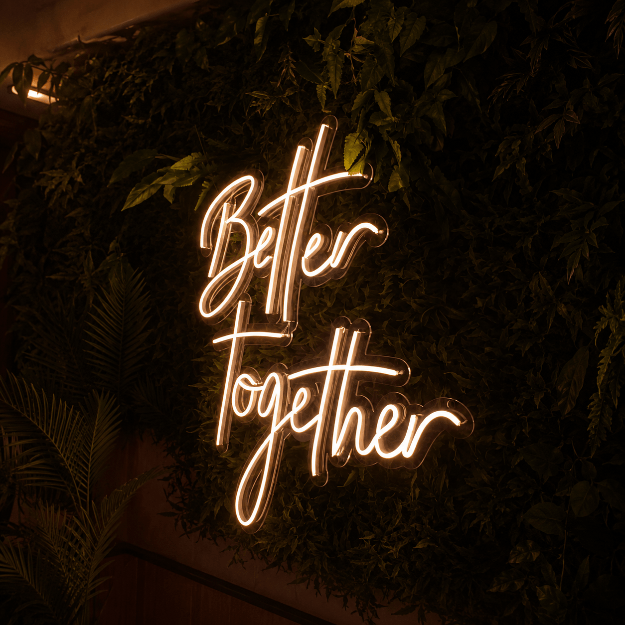 Better Together Script Wall Decor LED Neon Sign - Shineneon