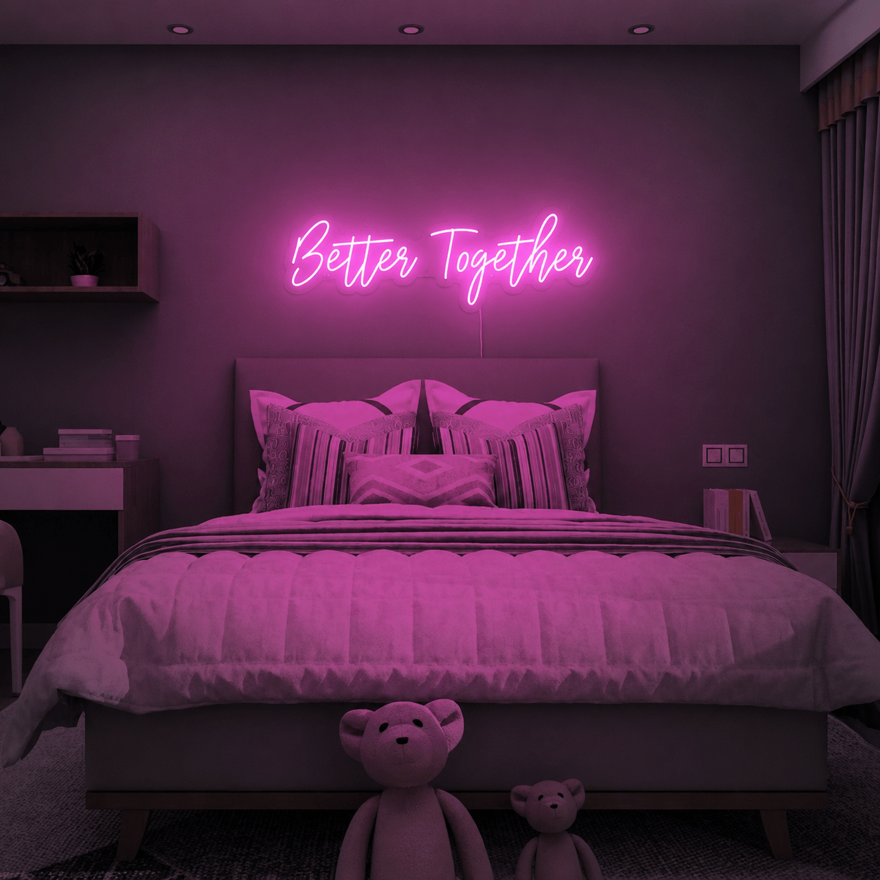 Better Together Sign Wall Decor LED Neon Sign - Shineneon