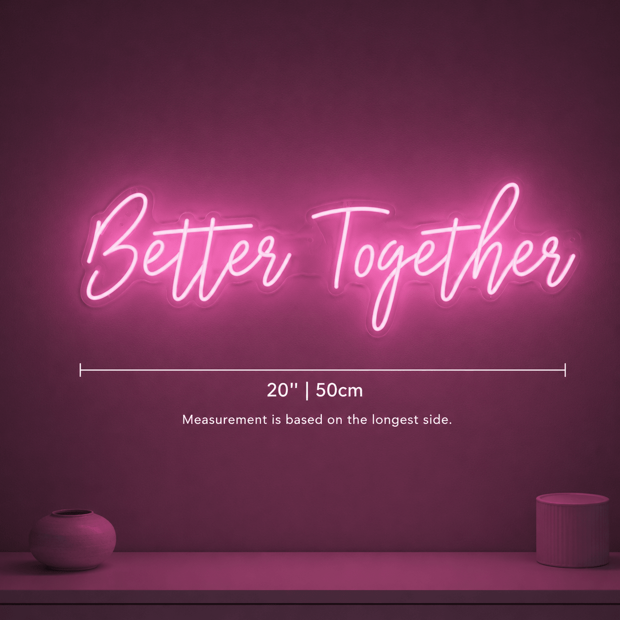 Better Together Sign Wall Decor LED Neon Sign Wall Neon Sign - Shineneon