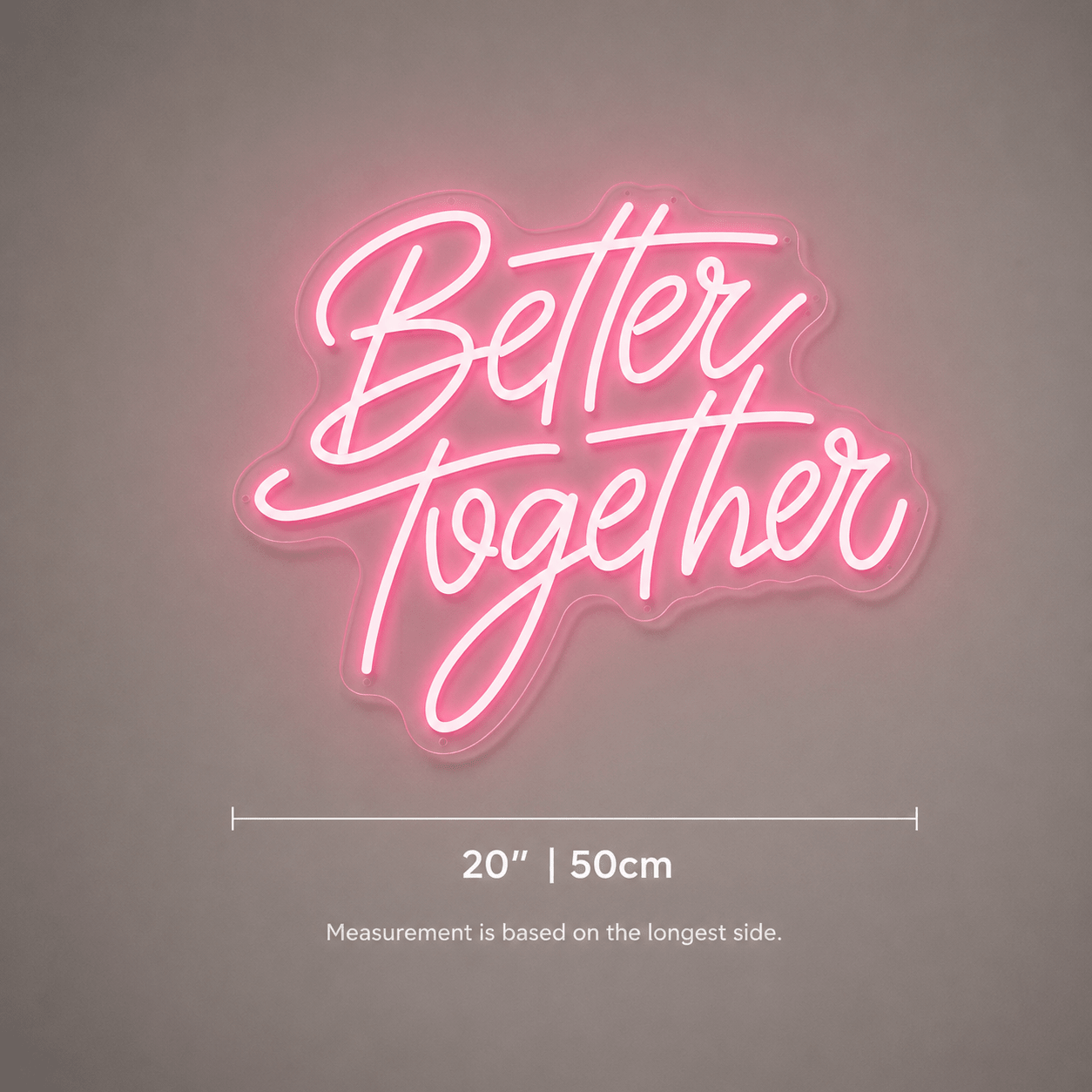 Better Together Wall Art LED Neon Sign - Shineneon