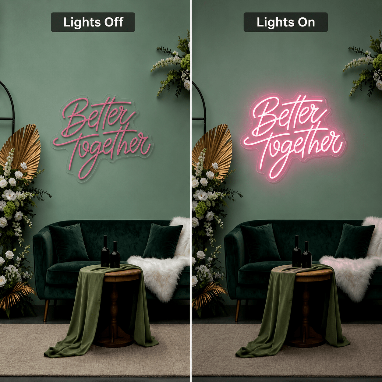 Better Together Wall Art LED Neon Sign - Shineneon