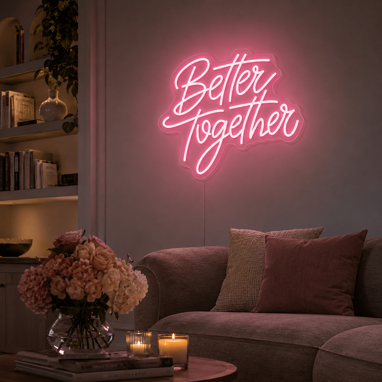 Better Together Wall Art LED Neon Sign Wall Neon Sign - Shineneon