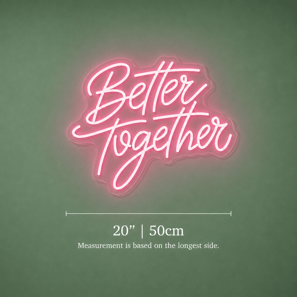 Better Together Wall Art LED Neon Sign Wall Neon Sign - Shineneon