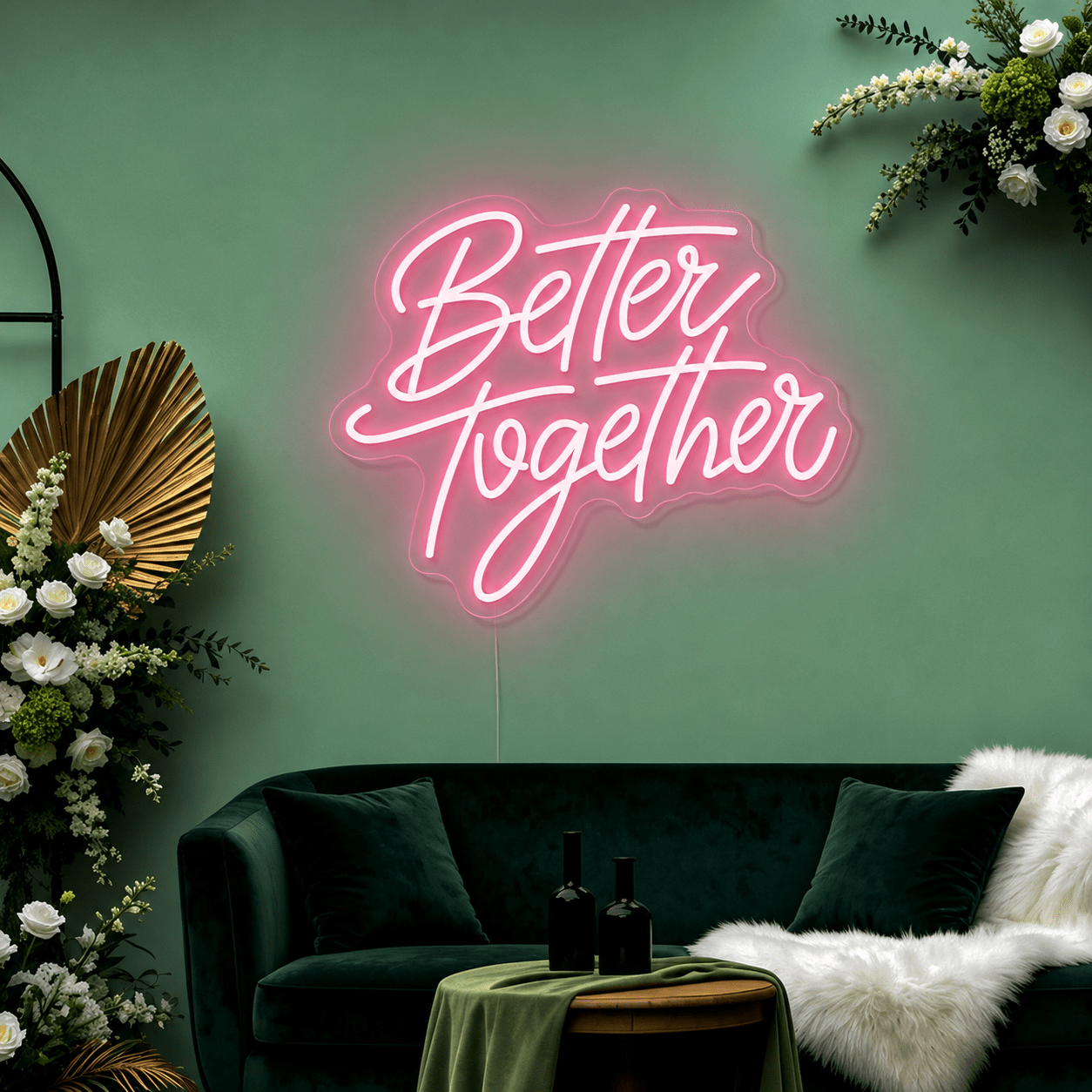 Better Together Wall Art LED Neon Sign Wall Neon Sign - Shineneon