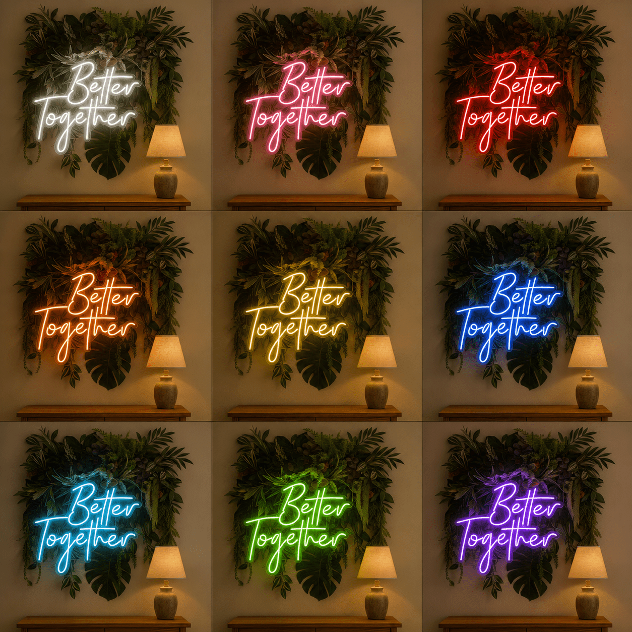 Better Together Wall Decor LED Neon Sign Wall Neon Sign - Shineneon