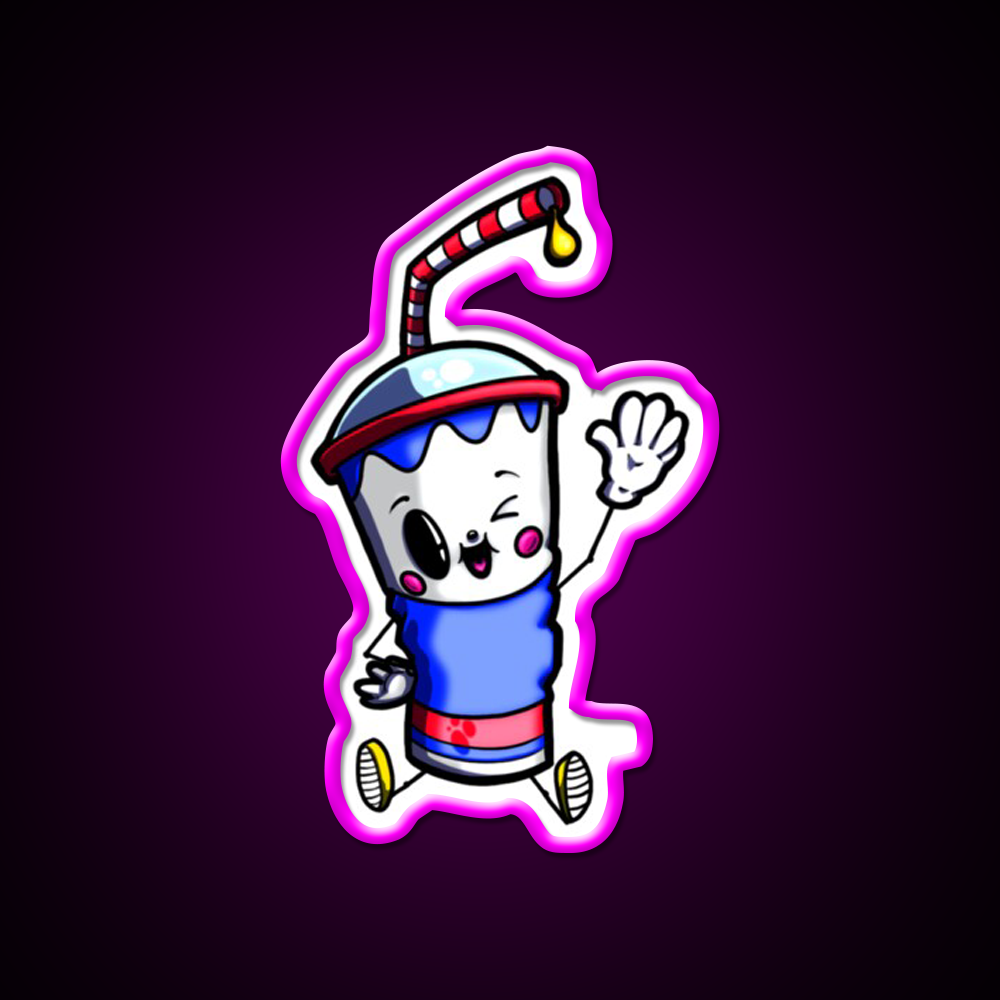 Beverage Fast Food Led Neon Sign For Burger Place Rgb Color