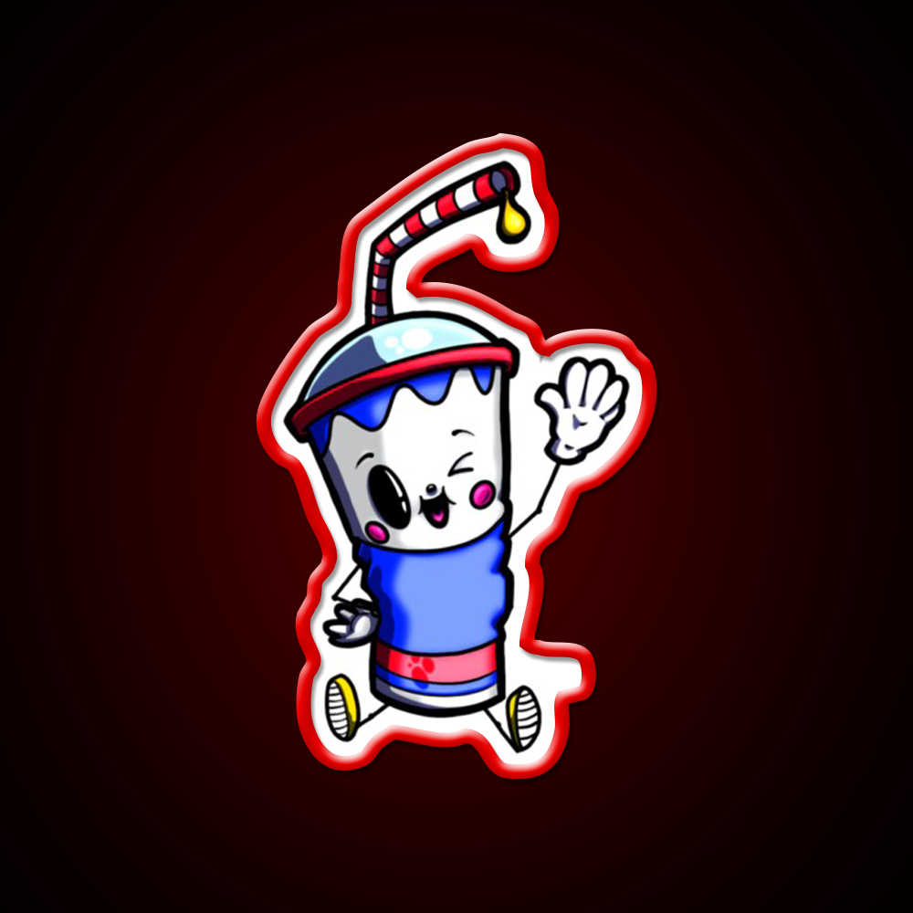 Beverage Fast Food Led Neon Sign For Burger Place Rgb Color