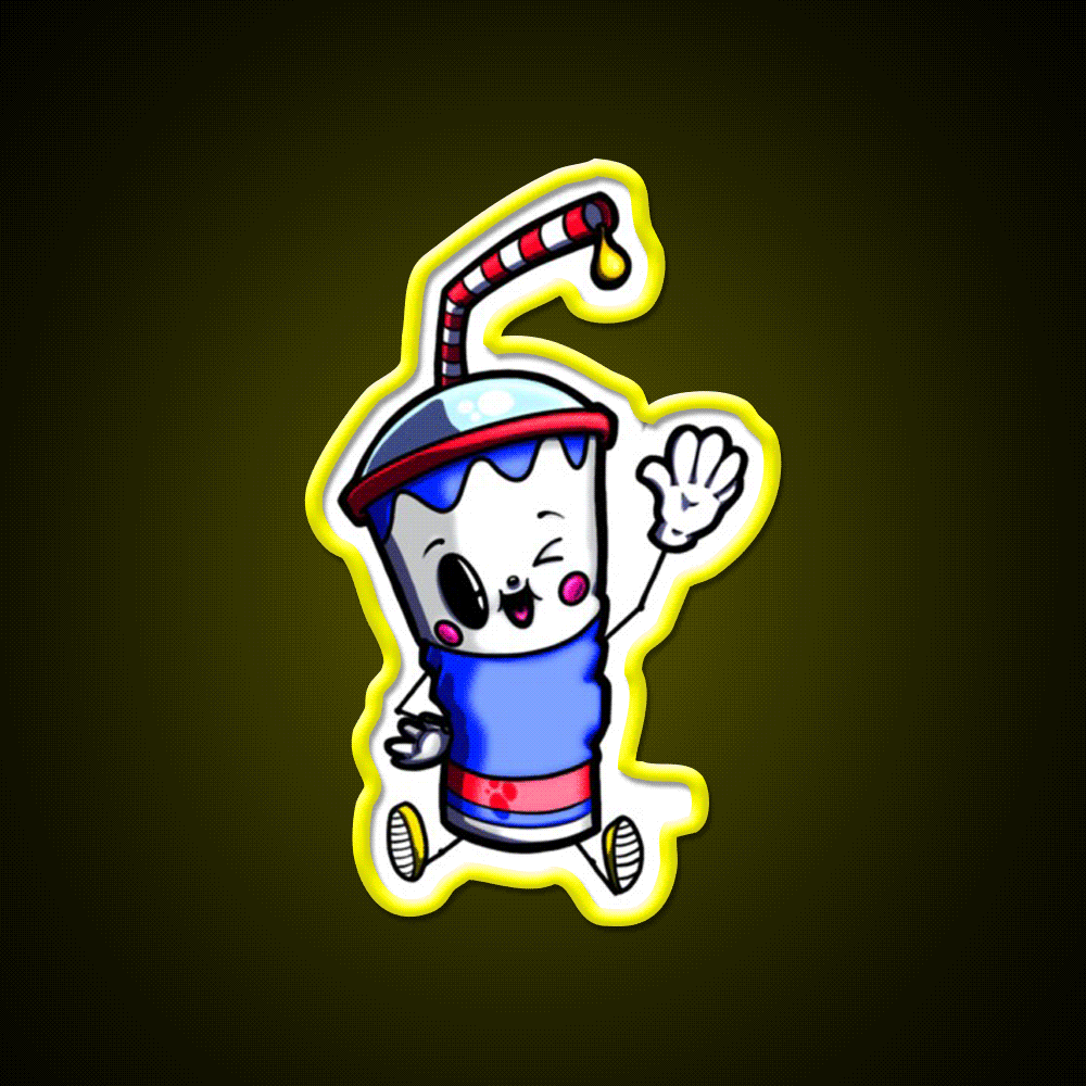 Beverage Fast Food Led Neon Sign For Burger Place Rgb Color