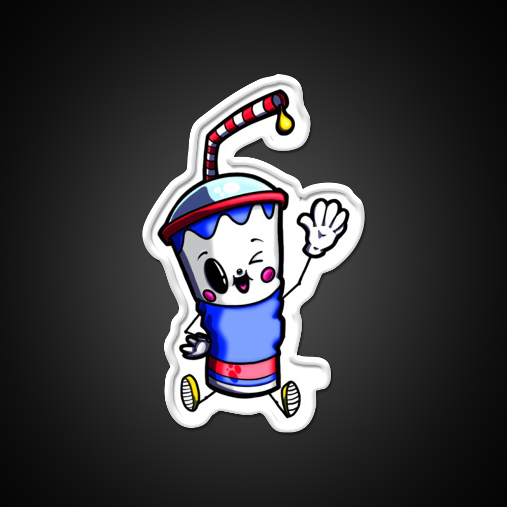 Beverage Fast Food Led Neon Sign For Burger Place Rgb Color